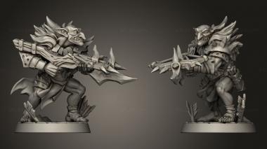 Military figurines Blackrazor Modular 3d model