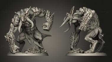 Military figurines Blackrazor Troll Blackrazor 3d model