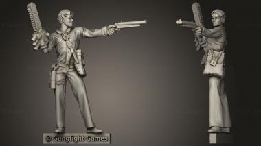 Military figurines Blackwater Gulch Lawmen Ashton Campbell 3d model