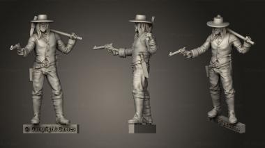 Military figurines Blackwater Gulch Lawmen Colin Buchanan colin buchanan 3d model