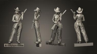 Military figurines Blackwater Gulch Lawmen Deputy Deputies 3d model