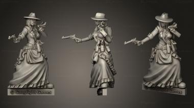 Military figurines Blackwater Gulch Lawmen Janey Bower janeybower 3d model