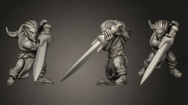 Military figurines bladedancer 3d model