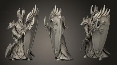 Military figurines Blood Elves Spell Breaker spellbreaker 3d model
