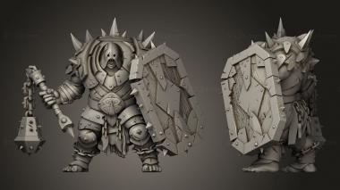 Military figurines Krul Knurr 3d model