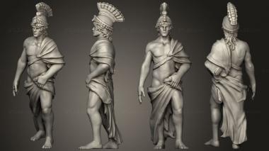Military figurines Arena Statues The Man 3d model