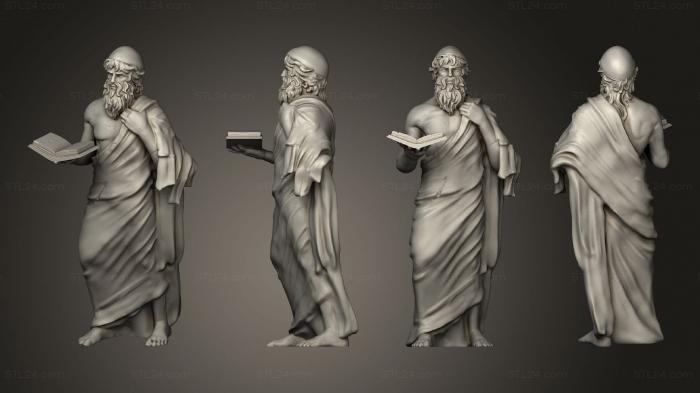 Military figurines (Arena Statues The Philosopher, STKW_2706) 3D models for cnc