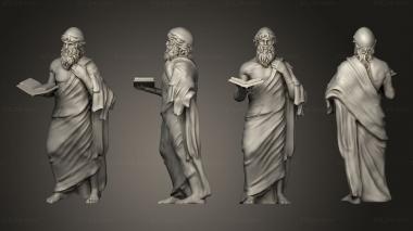 Military figurines Arena Statues The Philosopher 3d model