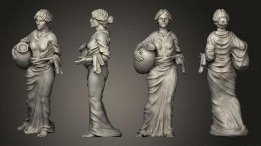 Military figurines Arena Statues The Woman 3d model