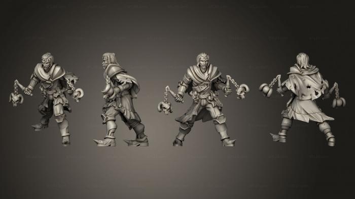 Military figurines (Ares Darksorrow 01, STKW_2708) 3D models for cnc