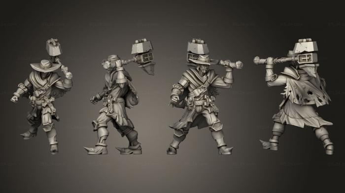 Military figurines (Ares Darksorrow 03, STKW_2710) 3D models for cnc