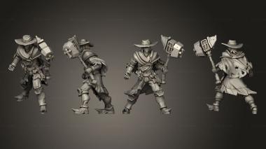 Military figurines Ares Darksorrow 3d model