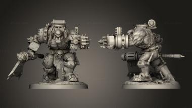 Military figurines Bone Krusha Cannon 3d model