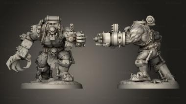 Military figurines Bone Krusha Cannon 3d model