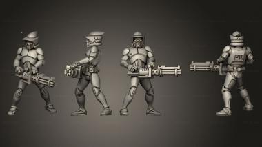 Military figurines ARF ists 2 3d model