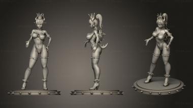 Military figurines bowsette 3d model