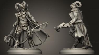 Military figurines Jacques Satyr 3d model