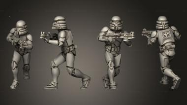 Military figurines ARF Squad 3d model