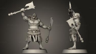 Military figurines Double Axen 3d model