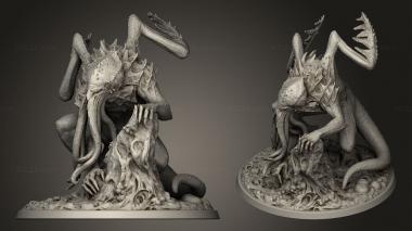 Military figurines Brains and Tentacles Draw Cthulhu One 3d model
