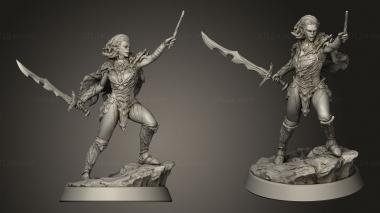 Military figurines Brains and Tentacles Xenith Villas 3d model