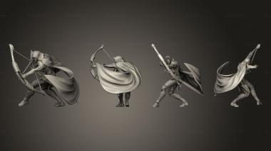 Military figurines Argent Conscript s 03 3d model