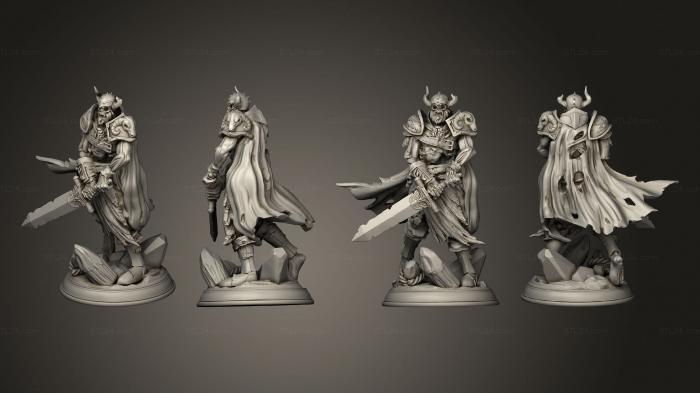 Military figurines (Arisen 1 Base 001, STKW_2725) 3D models for cnc