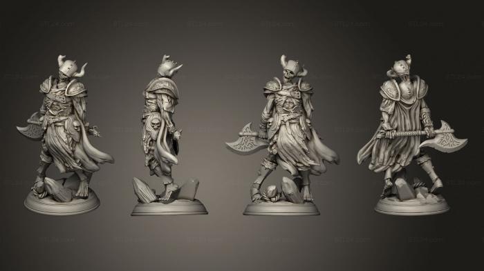 Military figurines (Arisen 1 Base 002, STKW_2726) 3D models for cnc