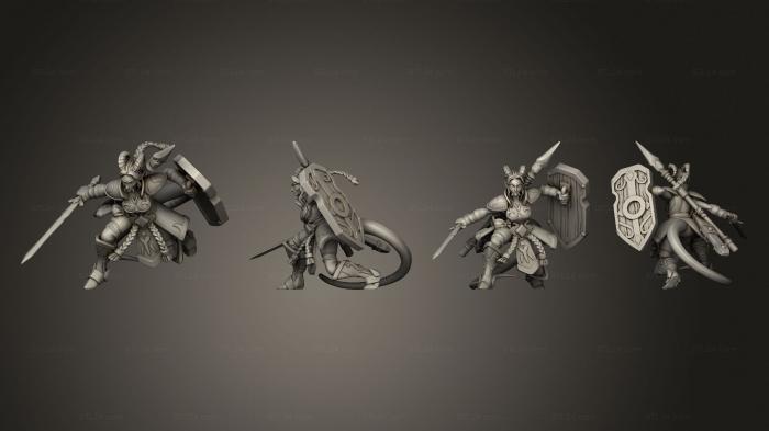 Military figurines (ariza the paladin 05, STKW_2731) 3D models for cnc