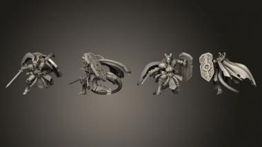 Military figurines ariza the paladin 06 3d model