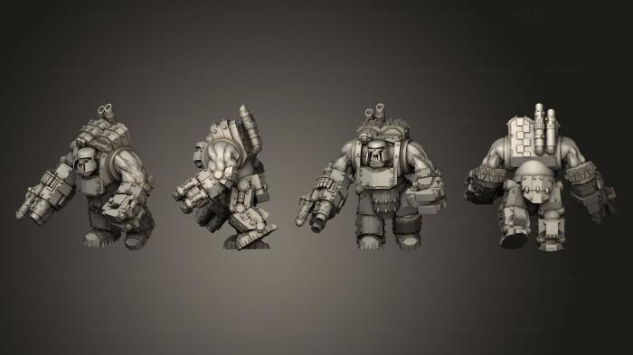 Military figurines (Armored Broozer D Gun 1 002, STKW_2736) 3D models for cnc