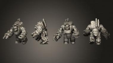Military figurines Armored Broozer D Gun 1 002 3d model
