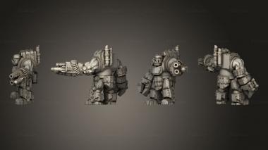 Military figurines Armored Broozer D Gun 1 003 3d model