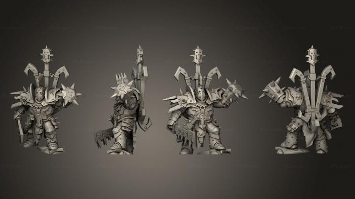 Military figurines (Armored Champion, STKW_2738) 3D models for cnc