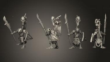 Military figurines Armored Rats Boss 04 3d model