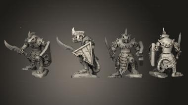 Military figurines Armored Rats Boss 05 3d model