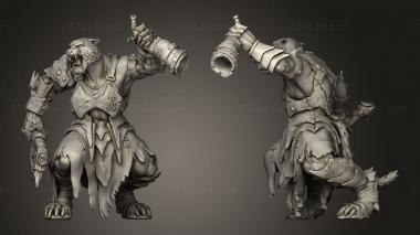 Military figurines Brutes Musician 3d model