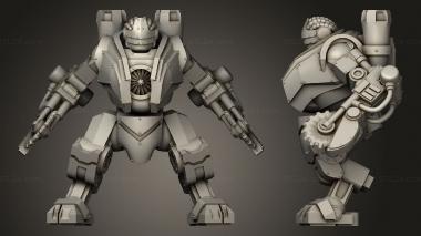 Military figurines Walker Buzzsaws 3d model