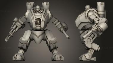 Military figurines Walker 3d model