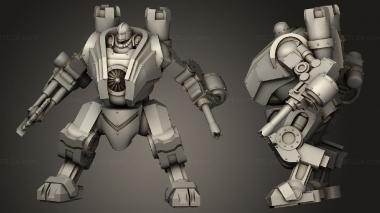 Military figurines Walker 3d model