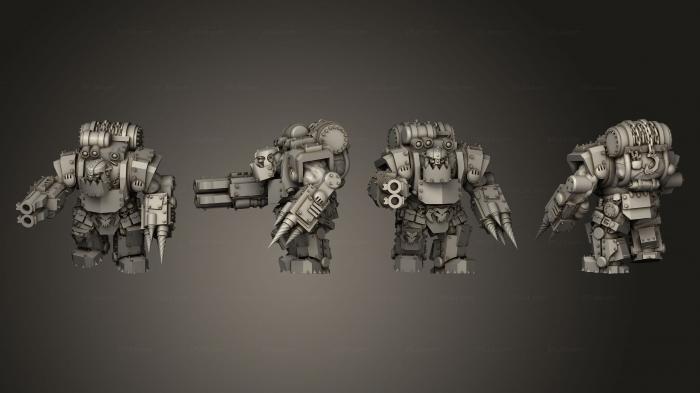 Military figurines (Armored 01, STKW_2749) 3D models for cnc