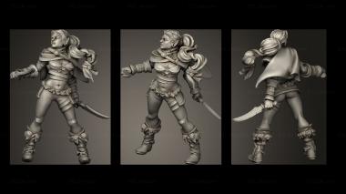 Military figurines Goblins Tribal Gara 3d model