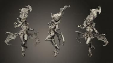 Military figurines Hero Jezebeth vampire semi 3d model