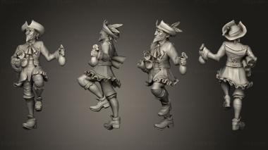 Military figurines Starter dealer 3d model