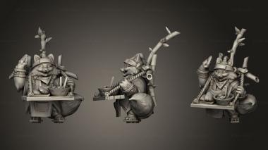 Military figurines Tanuki Owner japanese 3d model