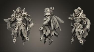 Military figurines Vampires warlock 3d model