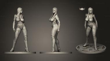 Military figurines Space Trooper Chest 3d model