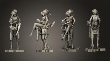 Military figurines Bubble Gum Linna HARD Suit SPARX Back our 3d model