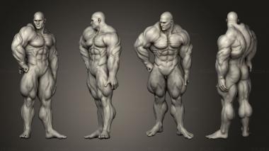 Military figurines Bodybuilder Figures Bodybuilder 3d model