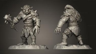 Military figurines Bugbear 3d model